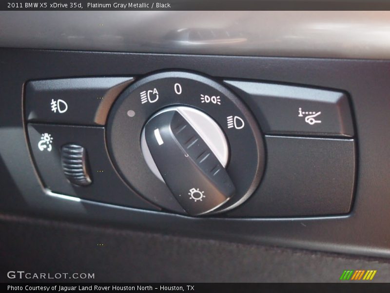 Platinum Gray Metallic / Black 2011 BMW X5 xDrive 35d