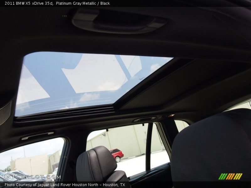 Platinum Gray Metallic / Black 2011 BMW X5 xDrive 35d