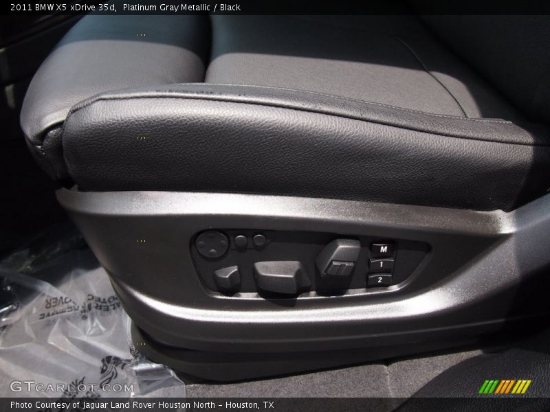 Platinum Gray Metallic / Black 2011 BMW X5 xDrive 35d
