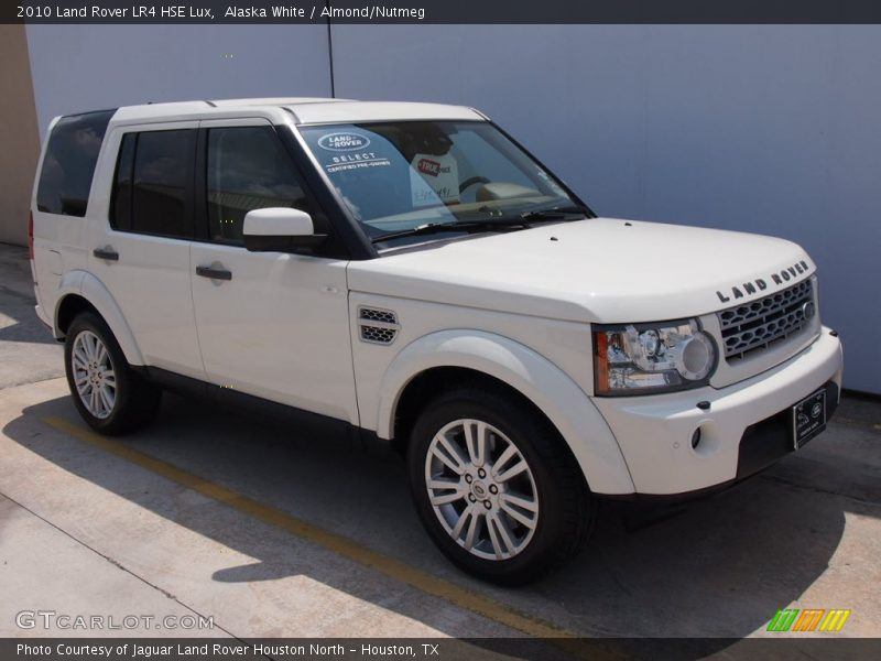 Alaska White / Almond/Nutmeg 2010 Land Rover LR4 HSE Lux