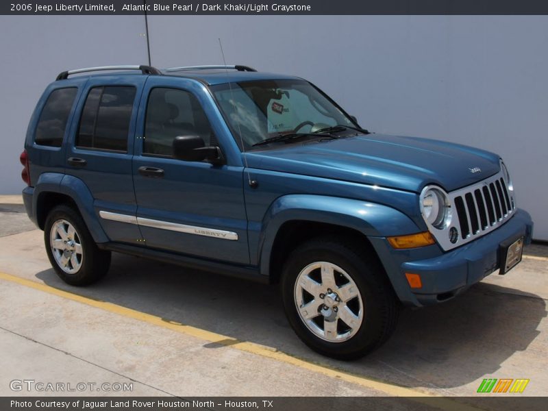 Atlantic Blue Pearl / Dark Khaki/Light Graystone 2006 Jeep Liberty Limited