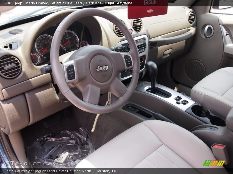 Atlantic Blue Pearl / Dark Khaki/Light Graystone 2006 Jeep Liberty Limited