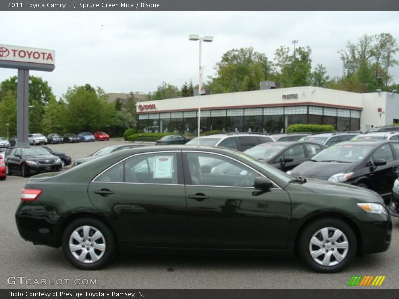 Spruce Green Mica / Bisque 2011 Toyota Camry LE
