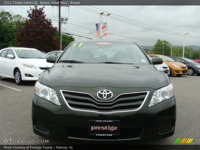 Spruce Green Mica / Bisque 2011 Toyota Camry LE