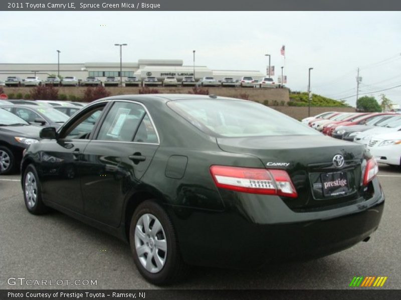 Spruce Green Mica / Bisque 2011 Toyota Camry LE