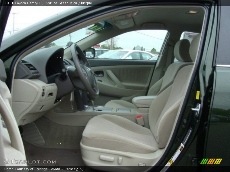 Spruce Green Mica / Bisque 2011 Toyota Camry LE