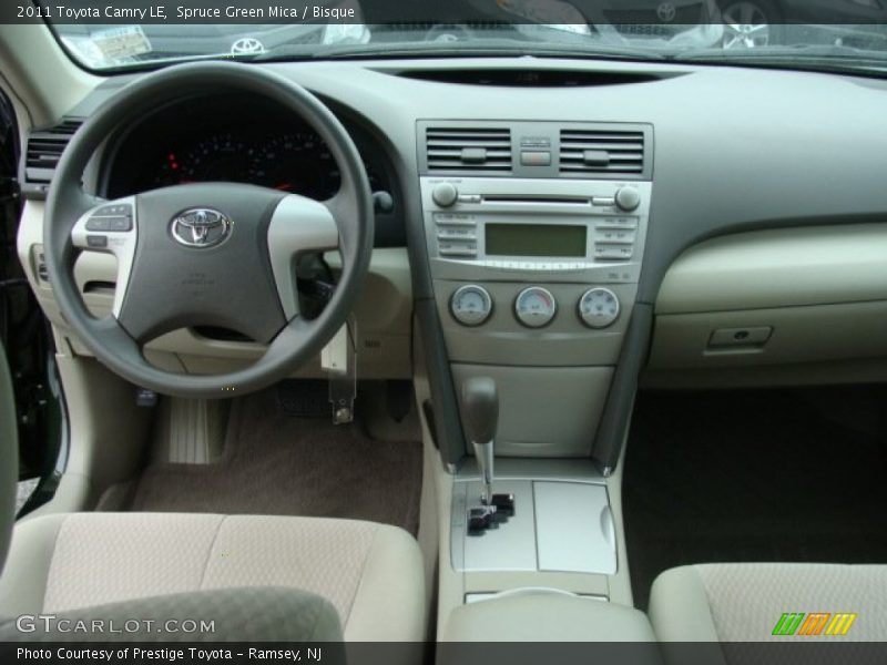 Spruce Green Mica / Bisque 2011 Toyota Camry LE