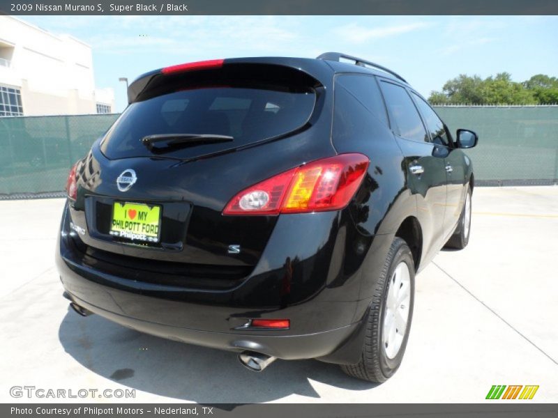 Super Black / Black 2009 Nissan Murano S