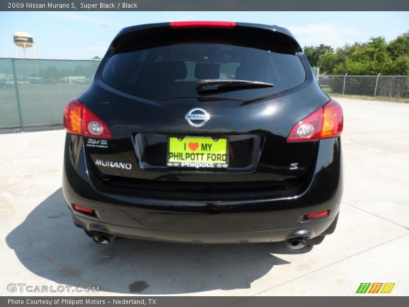 Super Black / Black 2009 Nissan Murano S