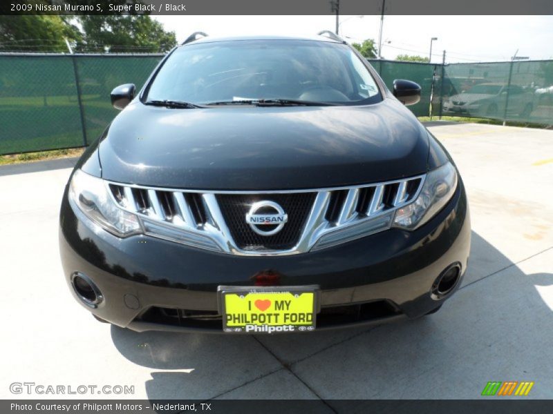 Super Black / Black 2009 Nissan Murano S