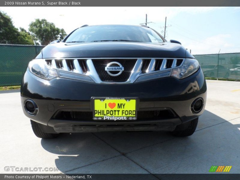 Super Black / Black 2009 Nissan Murano S