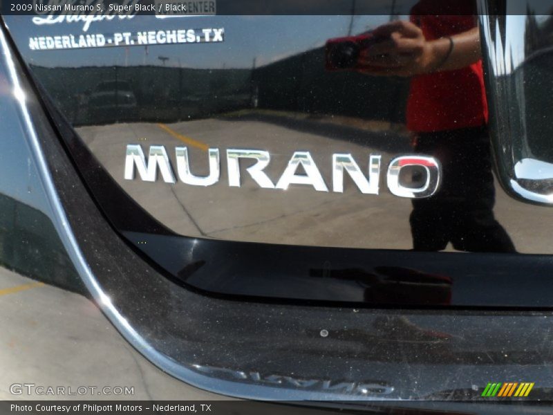 Super Black / Black 2009 Nissan Murano S