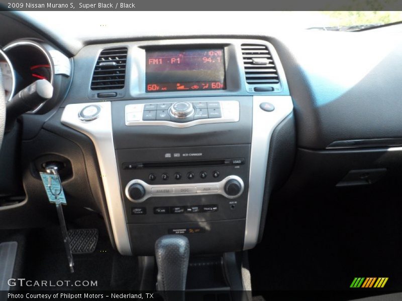 Super Black / Black 2009 Nissan Murano S