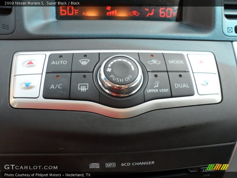 Super Black / Black 2009 Nissan Murano S