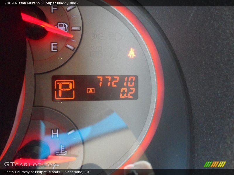 Super Black / Black 2009 Nissan Murano S