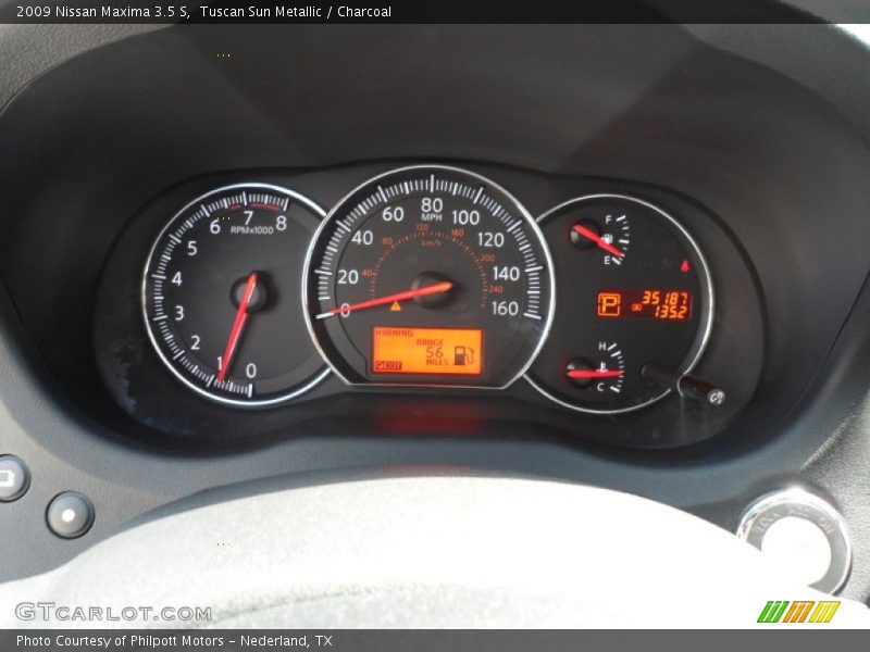 Tuscan Sun Metallic / Charcoal 2009 Nissan Maxima 3.5 S