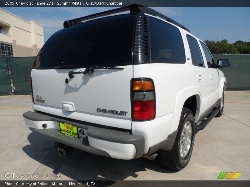 Summit White / Gray/Dark Charcoal 2005 Chevrolet Tahoe Z71