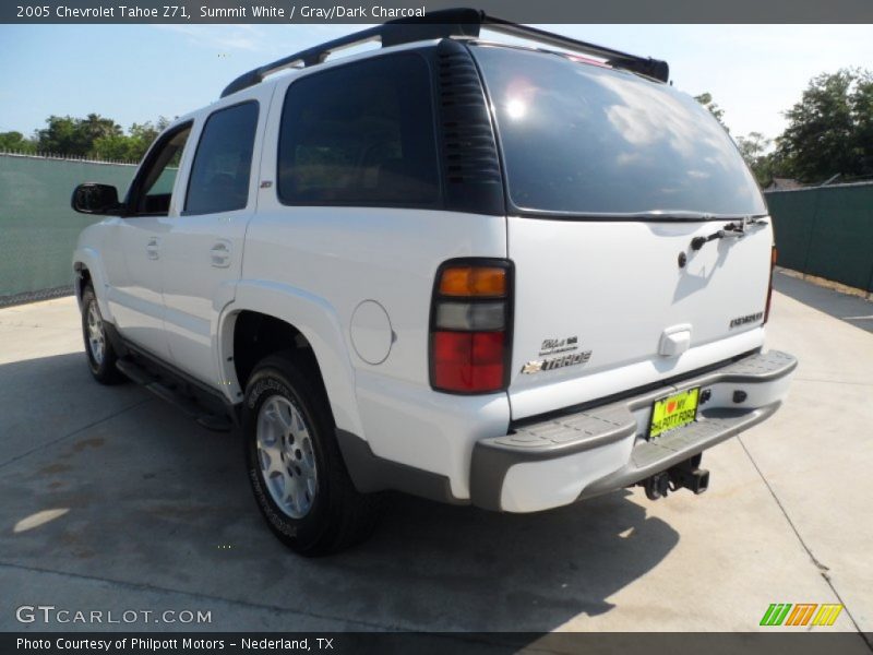 Summit White / Gray/Dark Charcoal 2005 Chevrolet Tahoe Z71