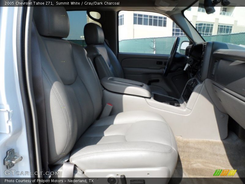 Summit White / Gray/Dark Charcoal 2005 Chevrolet Tahoe Z71