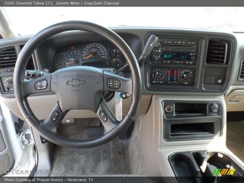 Summit White / Gray/Dark Charcoal 2005 Chevrolet Tahoe Z71