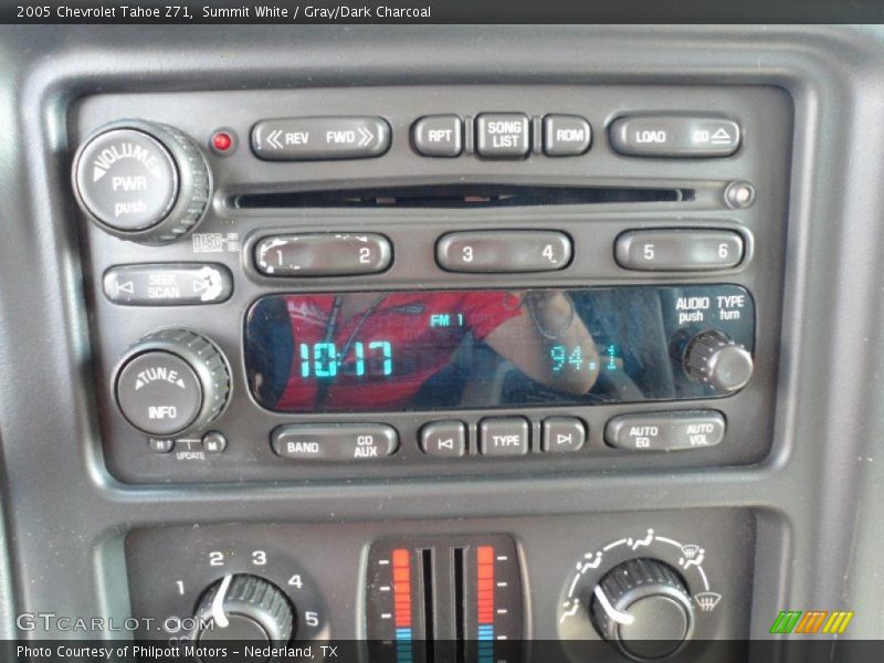 Summit White / Gray/Dark Charcoal 2005 Chevrolet Tahoe Z71