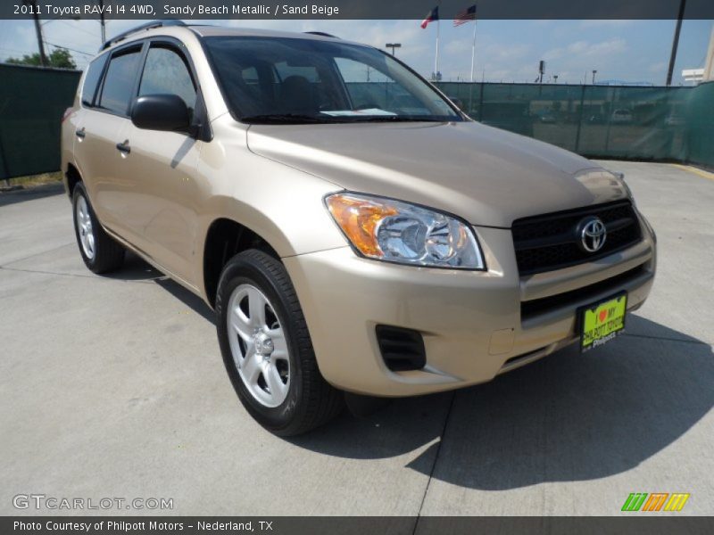 Sandy Beach Metallic / Sand Beige 2011 Toyota RAV4 I4 4WD