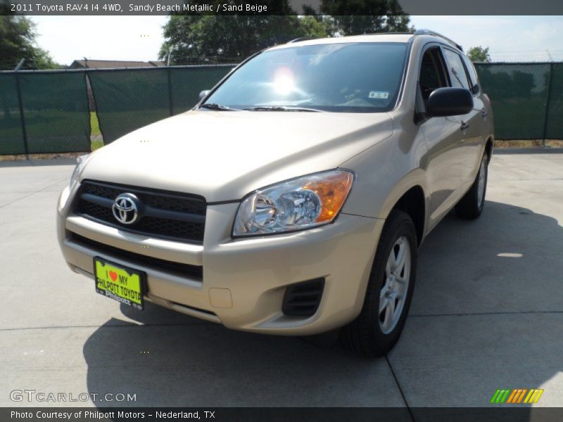 Sandy Beach Metallic / Sand Beige 2011 Toyota RAV4 I4 4WD