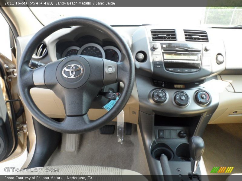 Sandy Beach Metallic / Sand Beige 2011 Toyota RAV4 I4 4WD