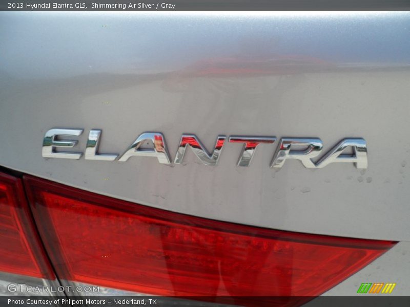 Shimmering Air Silver / Gray 2013 Hyundai Elantra GLS