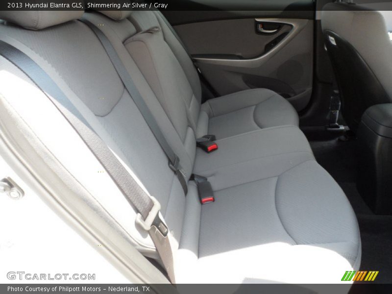 Shimmering Air Silver / Gray 2013 Hyundai Elantra GLS