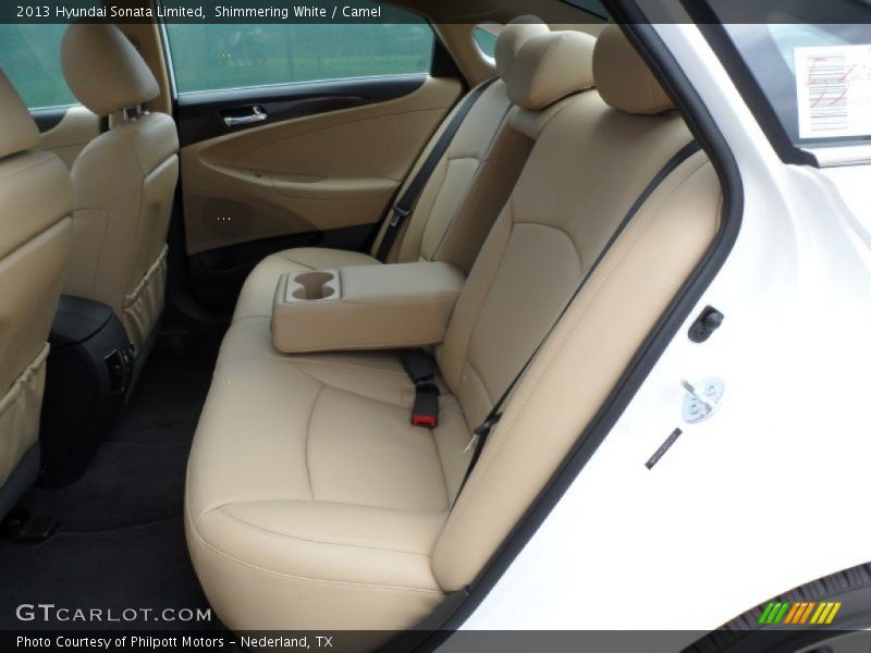 Rear Seat of 2013 Sonata Limited