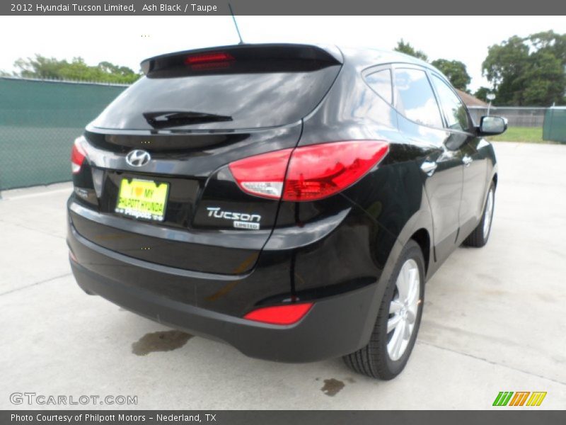 Ash Black / Taupe 2012 Hyundai Tucson Limited