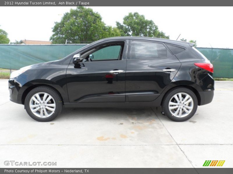 Ash Black / Taupe 2012 Hyundai Tucson Limited