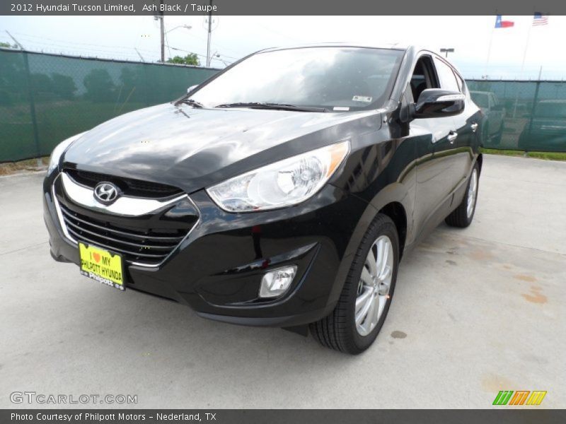 Ash Black / Taupe 2012 Hyundai Tucson Limited