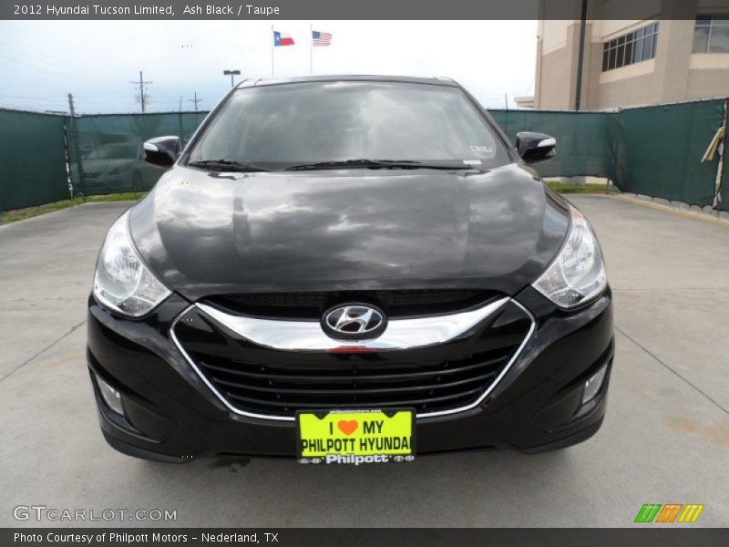 Ash Black / Taupe 2012 Hyundai Tucson Limited