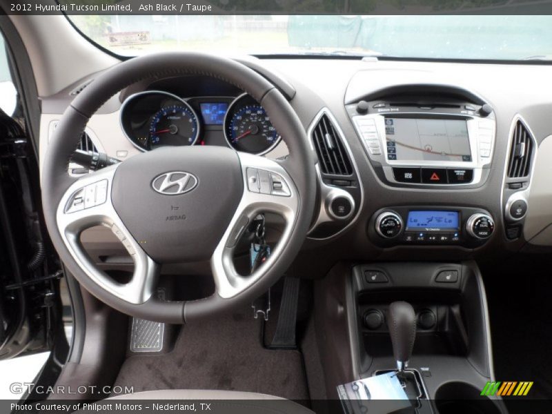 Ash Black / Taupe 2012 Hyundai Tucson Limited