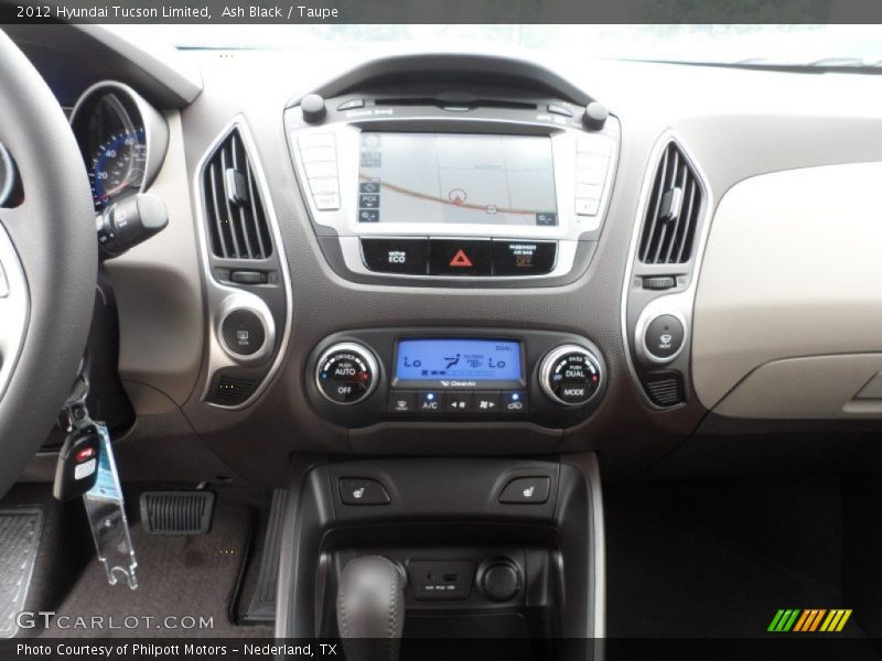 Ash Black / Taupe 2012 Hyundai Tucson Limited