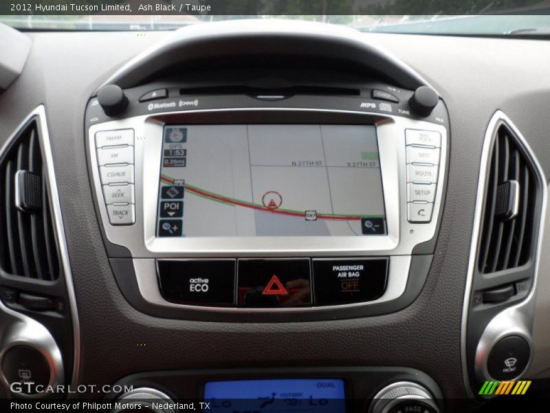 Ash Black / Taupe 2012 Hyundai Tucson Limited