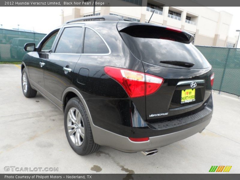 Black Noir Pearl / Beige 2012 Hyundai Veracruz Limited