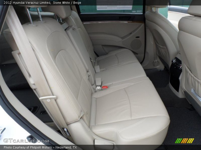 Stone White / Beige 2012 Hyundai Veracruz Limited