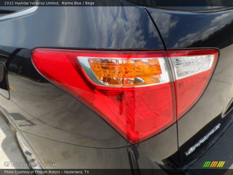 Marine Blue / Beige 2012 Hyundai Veracruz Limited