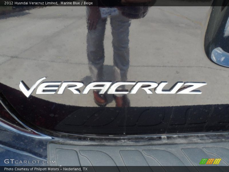 Marine Blue / Beige 2012 Hyundai Veracruz Limited