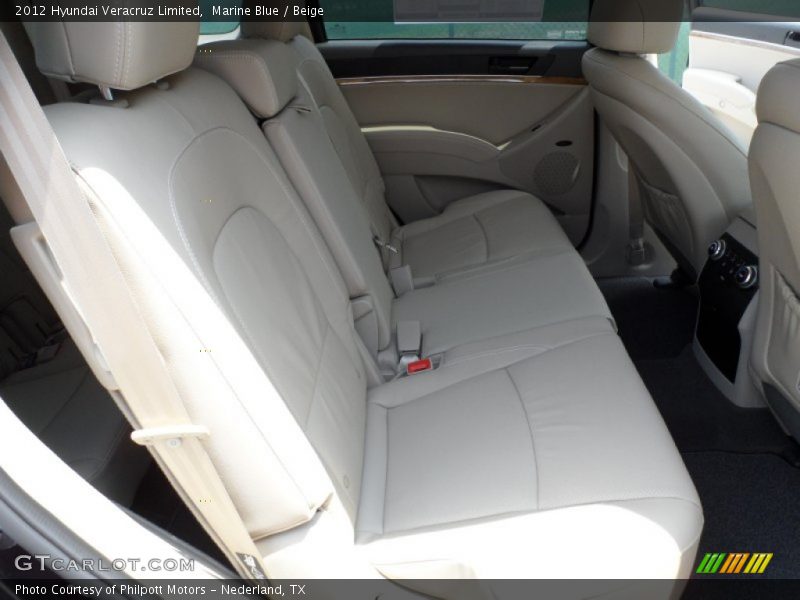 Marine Blue / Beige 2012 Hyundai Veracruz Limited