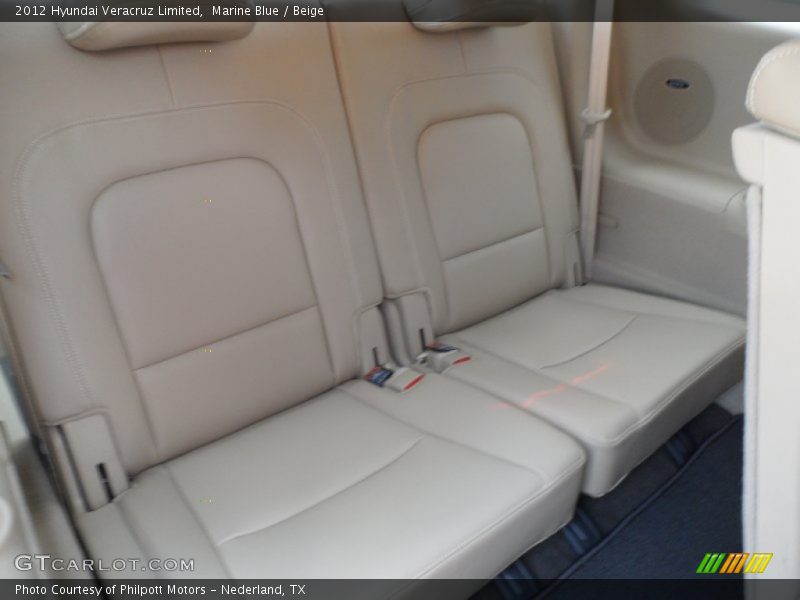 Marine Blue / Beige 2012 Hyundai Veracruz Limited
