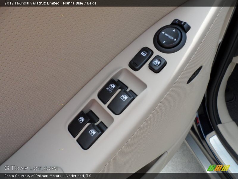 Marine Blue / Beige 2012 Hyundai Veracruz Limited