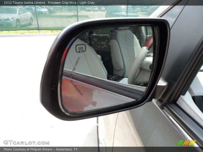 Predawn Gray Mica / Light Gray 2012 Toyota Sienna Limited