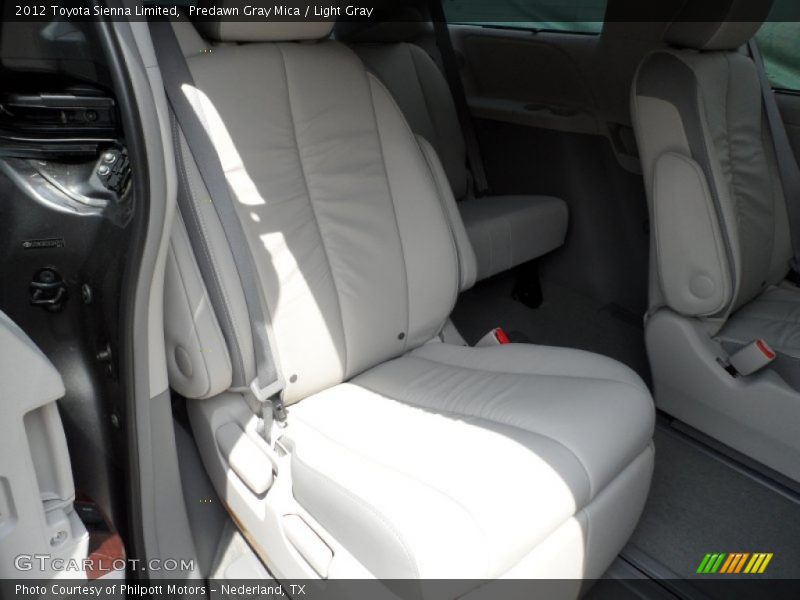 Predawn Gray Mica / Light Gray 2012 Toyota Sienna Limited