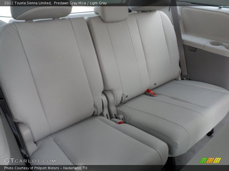 Predawn Gray Mica / Light Gray 2012 Toyota Sienna Limited