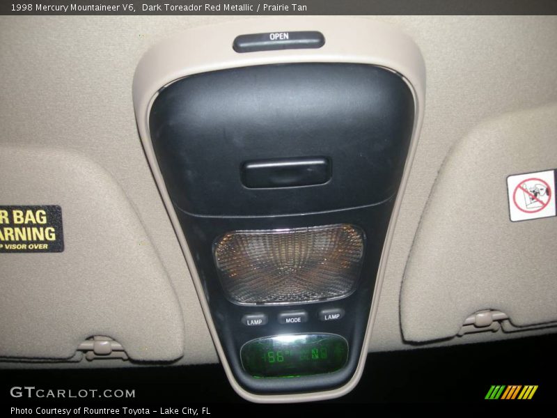 Dark Toreador Red Metallic / Prairie Tan 1998 Mercury Mountaineer V6