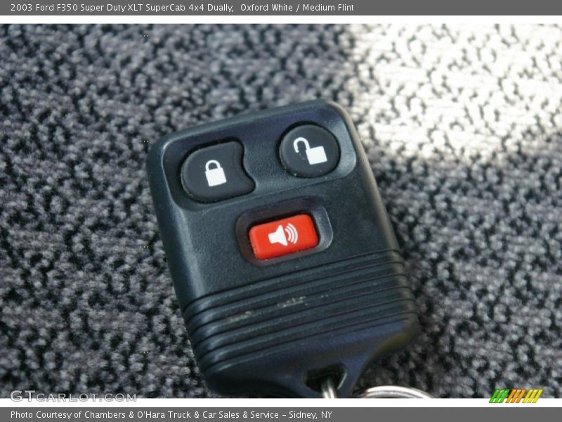 Oxford White / Medium Flint 2003 Ford F350 Super Duty XLT SuperCab 4x4 Dually